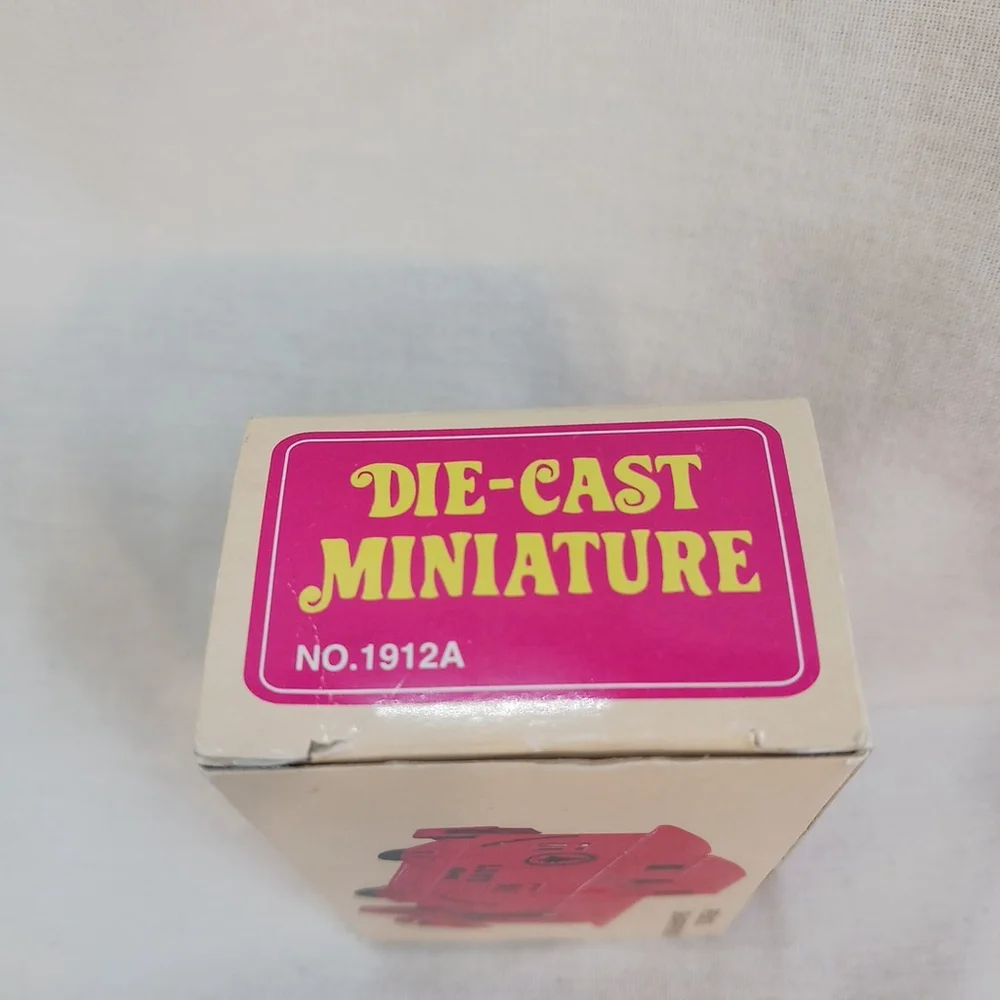 Red Train Caboose Die Cast Pencil Sharpener Miniature New